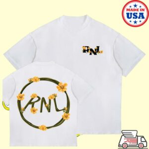 Rich And Lonely Merch Store Shop Rich And Lonely Wildflower Tee White