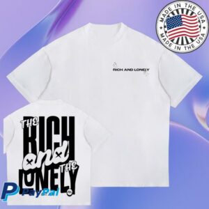 Rich And Lonely Merch Store Shop The Rich And The Lonely Tee White