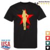 Rico Nasty Merch Store Rico Pin Up Star Black T-Shirt