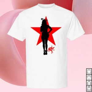 Rico Nasty Merch Store Rico Pin Up Star White T-Shirt