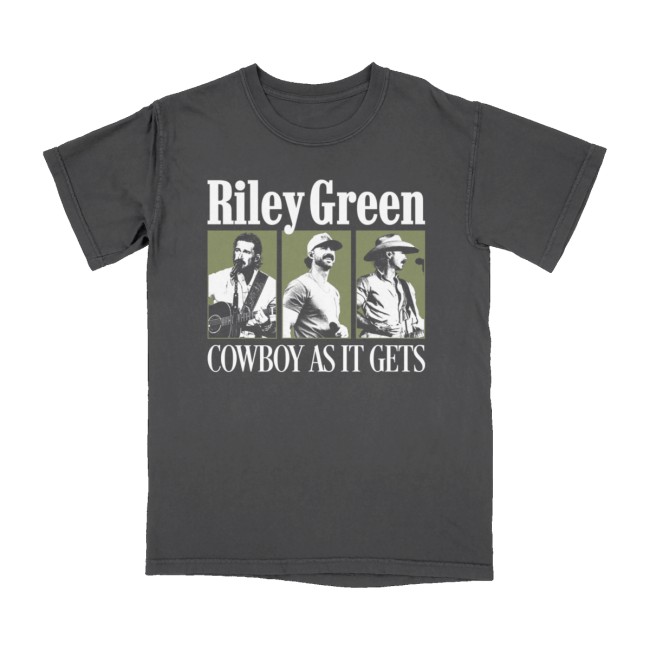 Riley Green Merch Shop Cowboy Photo Shirt 2 Riley Green Merch Shop Cowboy Photo Shirt