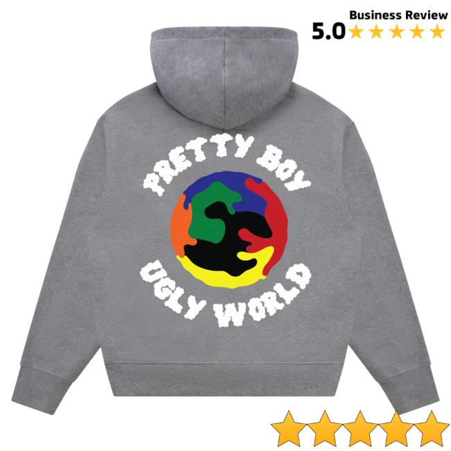 Pretty Boy Ugly World Merch Store Shop World Hoodie Grey 4 Pretty Boy Ugly World Merch Store Shop World Hoodie Grey