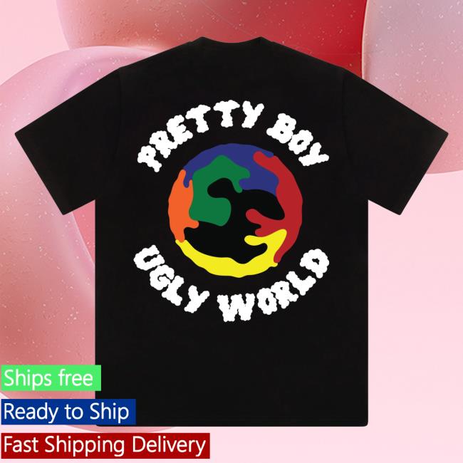 Pretty Boy Ugly World Merch Store Shop World Tee Black 4 Pretty Boy Ugly World Merch Store Shop World Tee Black