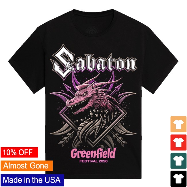 Sabaton Merch Store Sabaton Greenfield 2026 Event Shirt 4 Sabaton Merch Store Sabaton Greenfield 2026 Event Shirt