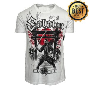 Sabaton Merch Store Signed The Duelist Shirt