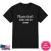 Sam Fender Merch Store Rein Me In Black Shirt