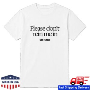 Sam Fender Merch Store Rein Me In White Shirt