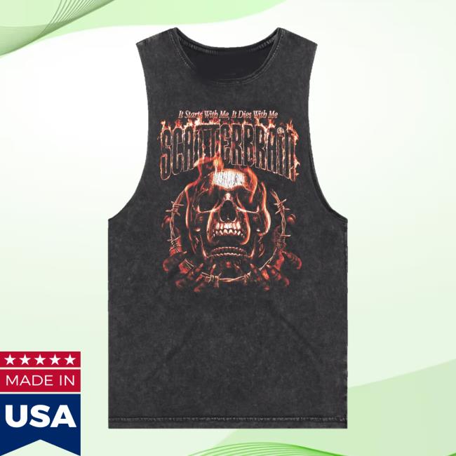 Scatterbrain Merch Store Shop Skull Tank 2 Scatterbrain Merch Store Shop Skull Tank