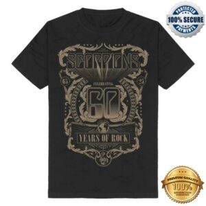 Scorpions Store Merch 60 Years Of Rock Shirt