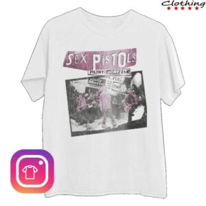 Sex Pistols Merch Store Filthy Lucre White Live Shirt