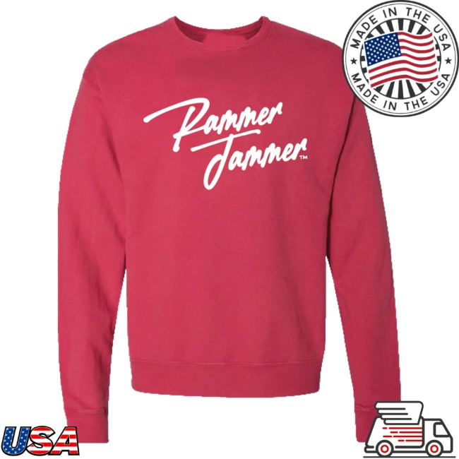 Shop Swag Cursive Rammer Jammer Crewneck 2 Shop Swag Cursive Rammer Jammer Crewneck