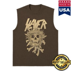Slayer Merch Store Spike Crossbones Muscle Tank