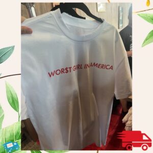 Slayyyter Merch Store Wor$T Girl In America Tee