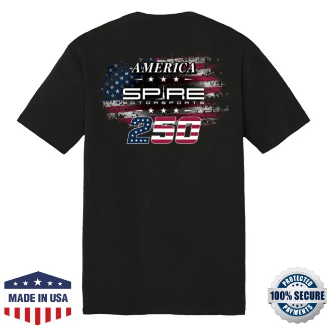 Spire Motorsports Merch Store Spire Motorsports America 250 T-Shirt 2026