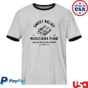 Sweet Relief Merch Store Sr Unisex Audio Ringer T-Shirt