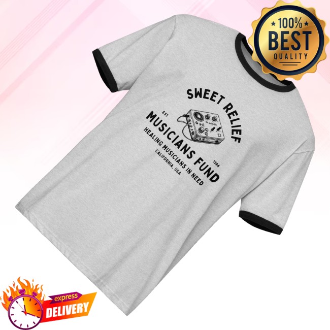 Sweet Relief Merch Store Sr Unisex Audio Ringer T-Shirt