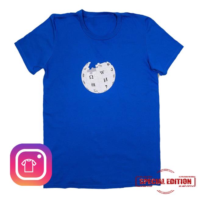 Wikimedia Merch Shop Globe Royal T-Shirt 4 Wikimedia Merch Shop Globe Royal T-Shirt