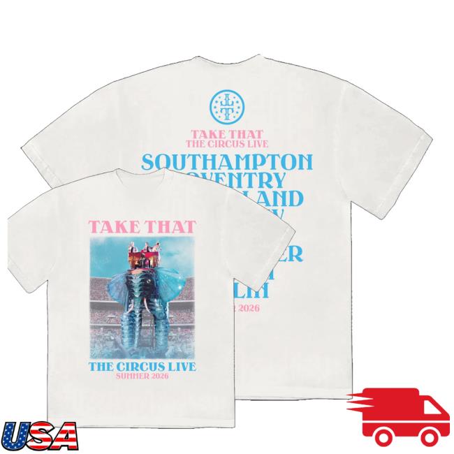 Take That Merch Shop Store The Circus Live Admat Tee 4 Take That Merch Shop Store The Circus Live Admat Tee