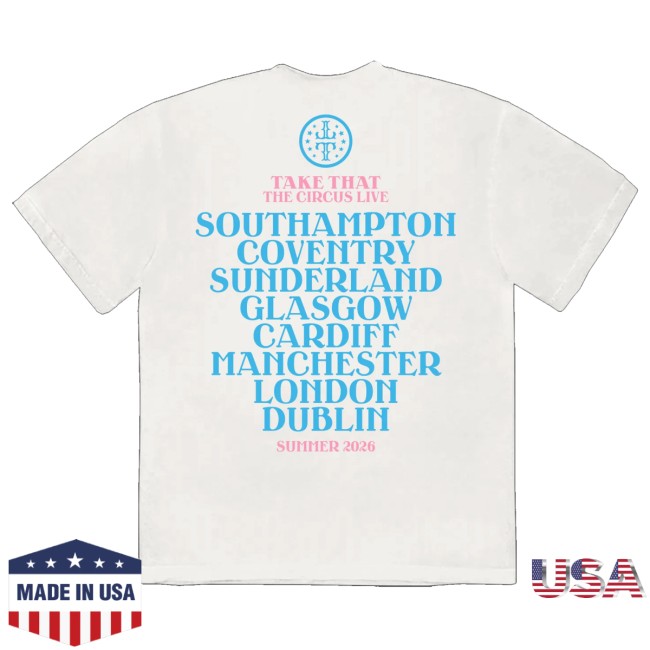Take That Merch Store The Circus Live Admat Tee 4 Take That Merch Store The Circus Live Admat Tee