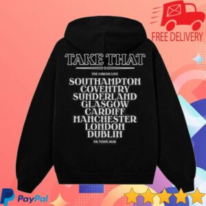 Take That Merch Store The Circus Live Black Hoodie