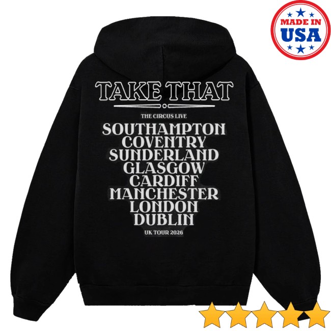 Take That Merch Store The Circus Live Black Hoodie 4 Take That Merch Store The Circus Live Black Hoodie
