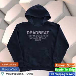 Tame Impala Merch Shop Deadbeat Navy Pullover Hoodie