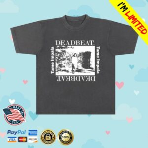 Tame Impala Merch Store Deadbeat Black Photo Tee