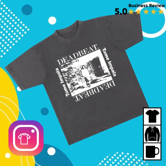 Tame Impala Merch Store Deadbeat Black Photo Tee 3 Tame Impala Merch Store Deadbeat Black Photo Tee