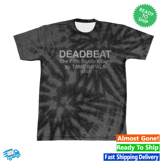 Tame Impala Merch Store Deadbeat Tie Dye Tee 2 Tame Impala Merch Store Deadbeat Tie Dye Tee