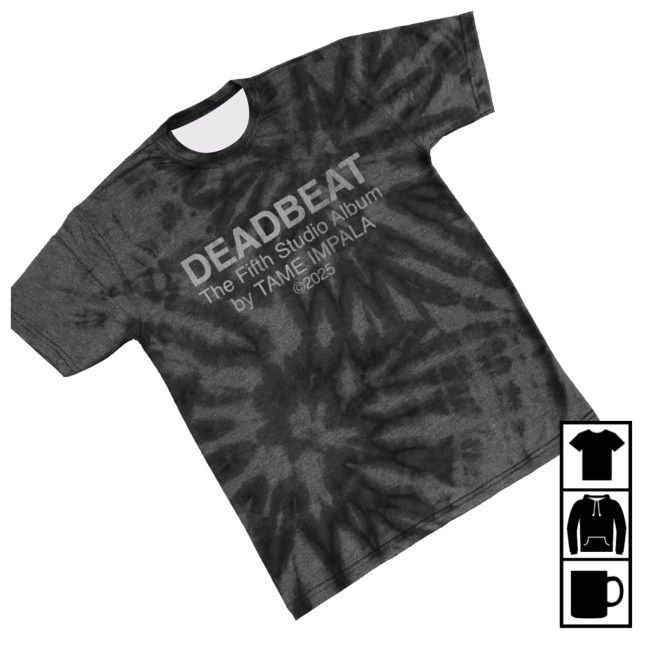 Tame Impala Merch Store Deadbeat Tie Dye Tee 3 Tame Impala Merch Store Deadbeat Tie Dye Tee