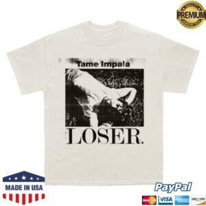 Tame Impala Merch Store Loser White Shirt