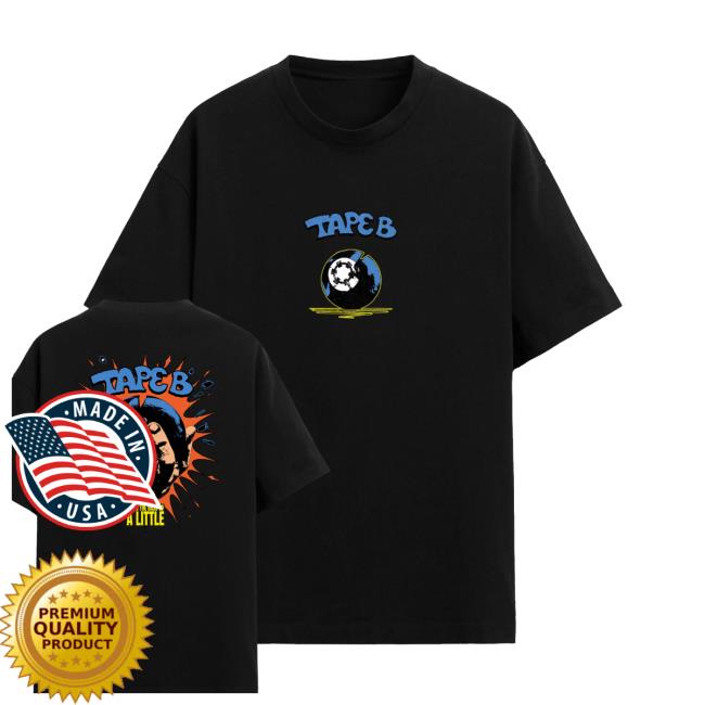 Tape B Merch Store Tape B Holdin Tee Black 4 Tape B Merch Store Tape B Holdin Tee Black