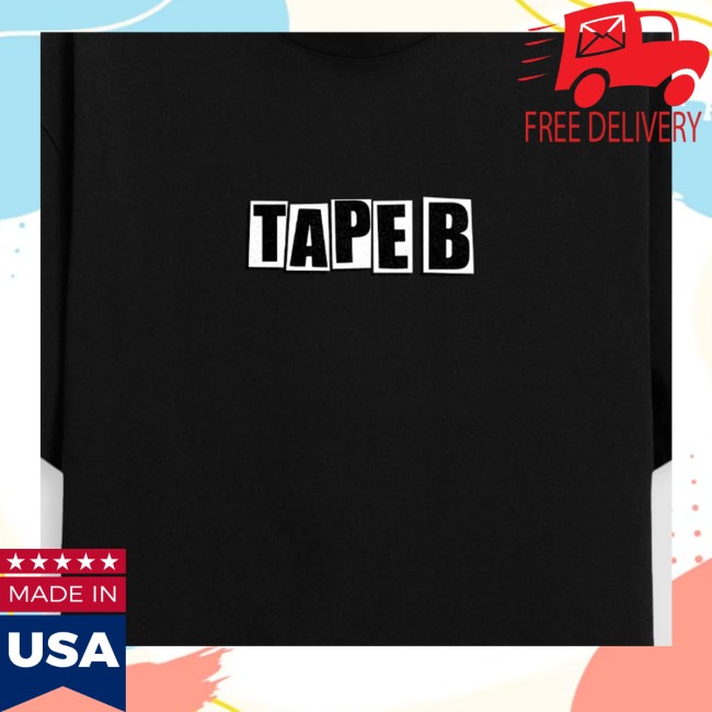 Tape B Store Merch Tape B - Bootleg Tee Black 5 Tape B Store Merch Tape B - Bootleg Tee Black
