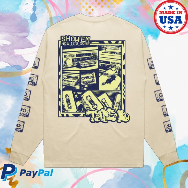 Tape B Store Merch Tape B - Dashboard Longsleeve Cream 4 Tape B Store Merch Tape B - Dashboard Longsleeve Cream