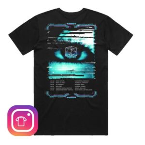 Tesseract Store Merch Eu Festivals 2026 Shirt Black