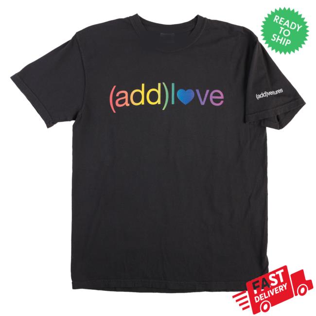 The (Add)Ventures Merch Store (Add)Love Pride Tee 2 The (Add)Ventures Merch Store (Add)Love Pride Tee