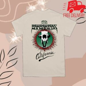 The Barbarians Of California Merch Store The Barbarians Of California Bear Skull Ivory Tee