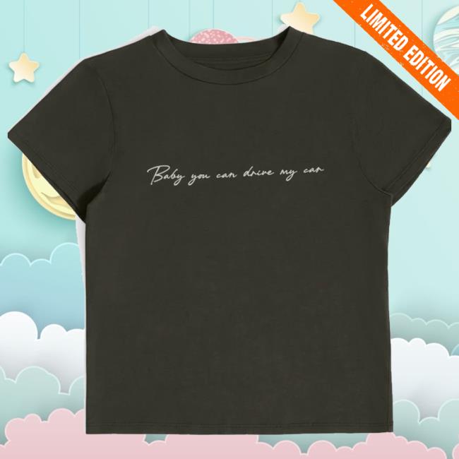 The Beatles Merch Store Rubber Soul Baby You Can Drive My Car Handwritten Baby Tee 2 The Beatles Merch Store Rubber Soul Baby You Can Drive My Car Handwritten Baby Tee