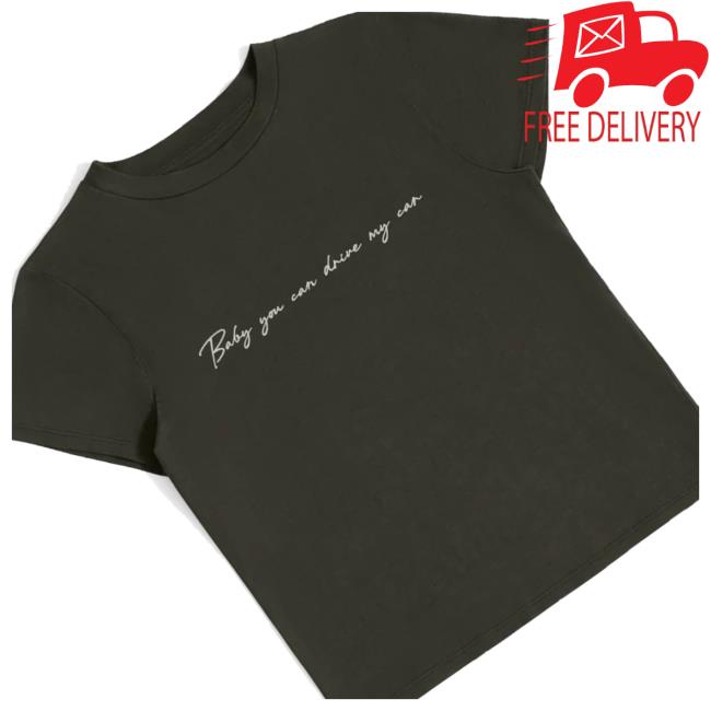 The Beatles Merch Store Rubber Soul Baby You Can Drive My Car Handwritten Baby Tee 3 The Beatles Merch Store Rubber Soul Baby You Can Drive My Car Handwritten Baby Tee