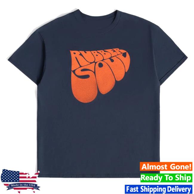The Beatles Merch Store Rubber Soul Black & Orange Distressed Tee 2 The Beatles Merch Store Rubber Soul Black & Orange Distressed Tee