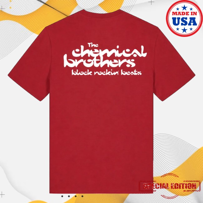The Chemical Brothers Merch Store Block Rockin Beats Red Shirt 3 The Chemical Brothers Merch Store Block Rockin Beats Red Shirt