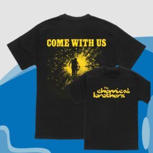 The Chemical Brothers Merch Store Shop Come With Us Black T-Shirt