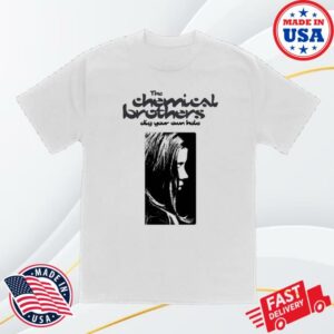 The Chemical Brothers Merch Store Shop Dig Your Own Hole White T-Shirt