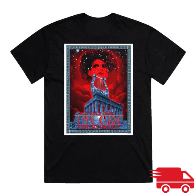 The Cure Merch Shop Athens 2026 Event T-Shirt 2 The Cure Merch Shop Athens 2026 Event T-Shirt