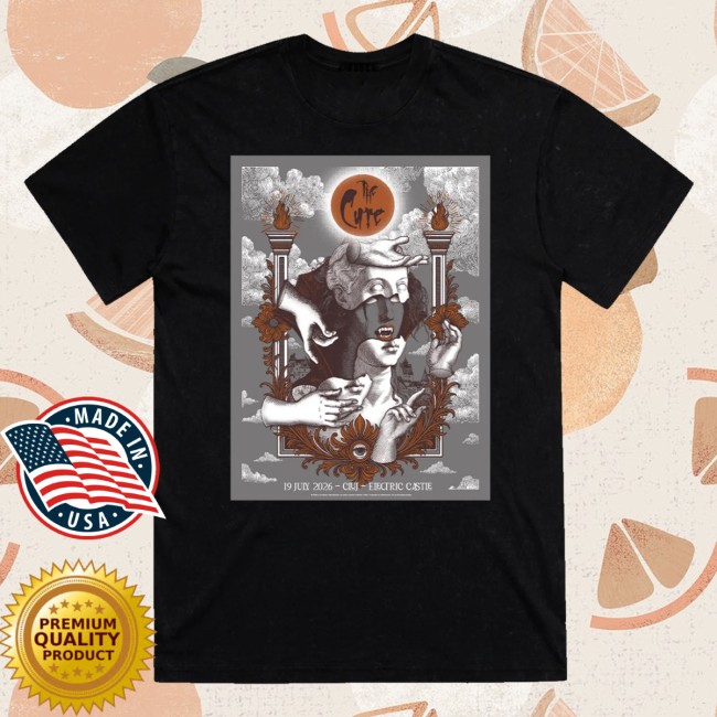 The Cure Merch Store Cluj 2026 Event T-Shirt 2 The Cure Merch Store Cluj 2026 Event T-Shirt
