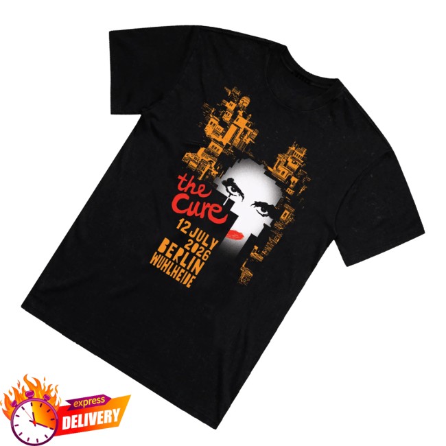 The Cure Store Merch Berlin July 12 2026 Event T-Shirt 3 The Cure Store Merch Berlin July 12 2026 Event T-Shirt