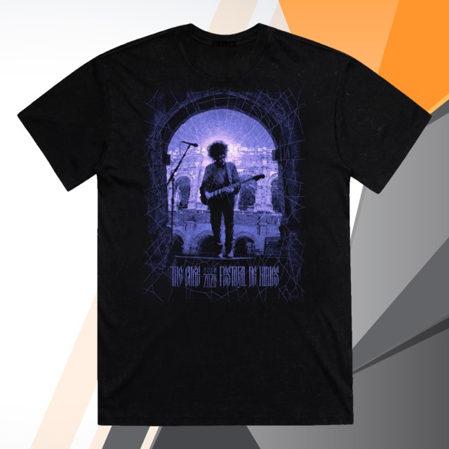 The Cure Store Merch Nimes July 24 2026 Event T-Shirt 2 The Cure Store Merch Nimes July 24 2026 Event T-Shirt