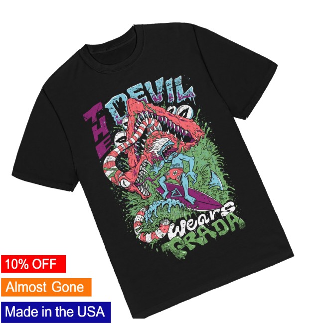 The Devil Wears Prada Store Merch Surf's Up Shirt 3 The Devil Wears Prada Store Merch Surf's Up Shirt