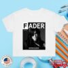 The Fader Merch Store Underscores V2 The Fader Crop Tee White