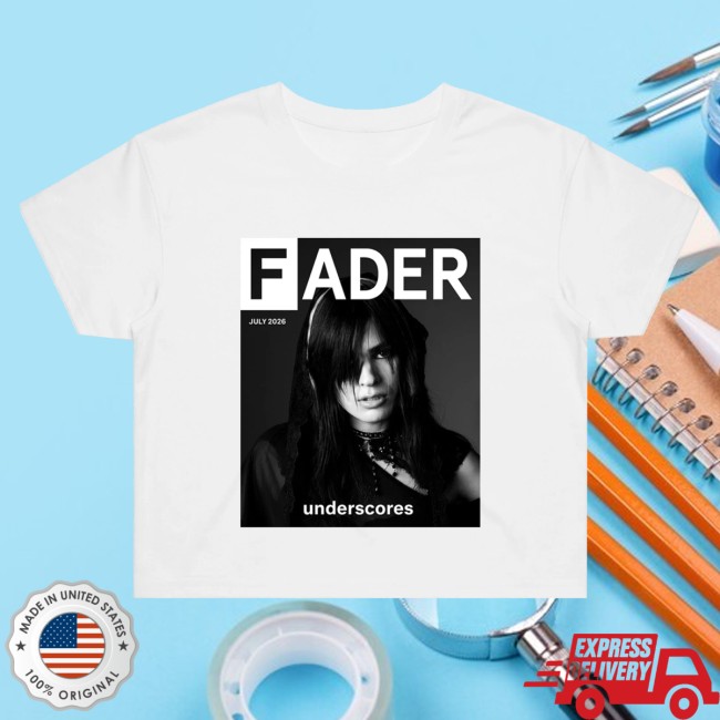 The Fader Merch Store Underscores V2 The Fader Crop Tee White 2 The Fader Merch Store Underscores V2 The Fader Crop Tee White